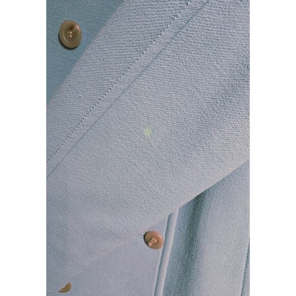 J. Crew Fine Wool Blue Midi Coat 14 - Picture 6 of 6